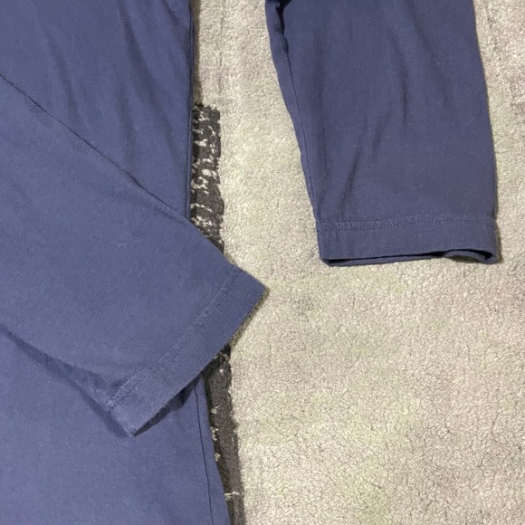 Pittsburgh Penguins CCM Shirt Men Large Navy Blue Long Sleeve NHL Hockey Distres - Picture 12 of 12